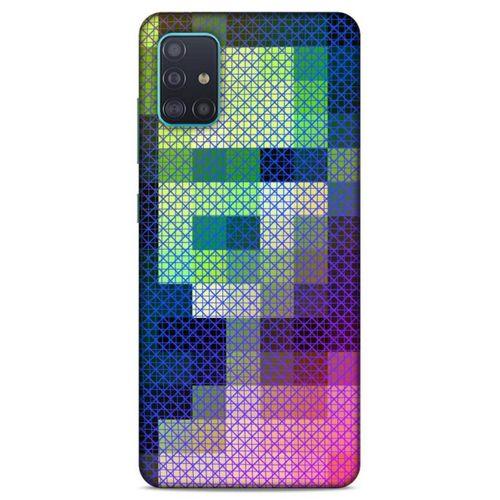 Lopard Samsung Galaxy A51 Uyumlu Kılıf PiXel (16) Kalın Kılıf Kare