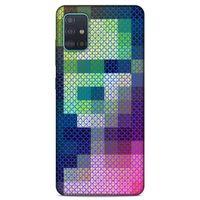Lopard Samsung Galaxy A51 Uyumlu Kılıf PiXel (16) Kalın Kılıf Kare