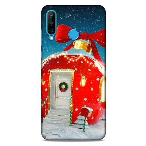 Huawei P30 Lite Kılıf Snowix (15) Antişok Kılıf Alev Kırmızı