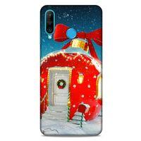 Huawei P30 Lite Kılıf Snowix (15) Antişok Kılıf Alev Kırmızı