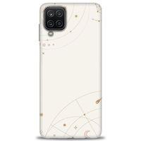 Samsung Galaxy A12 Kılıf HD Baskılı Kılıf - Yıldız Haritası + Tam Ekran Koruyucu
