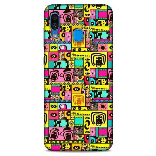 Graffitix (41) Desenli Silikon Kapak Samsung Galaxy A30 Kılıf