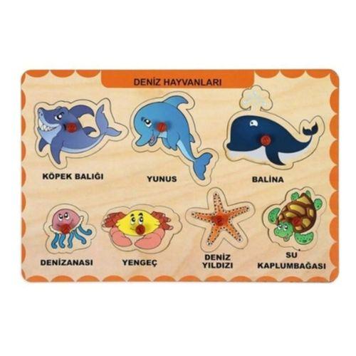 Ca Games Ahşap Puzzle Deniz Hayvanları 19X29