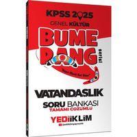 2025 KPSS Genel Kültür Bumerang Vatandaşlık Tamamı Çözümlü Soru Bankası Yediiklim Yayınları