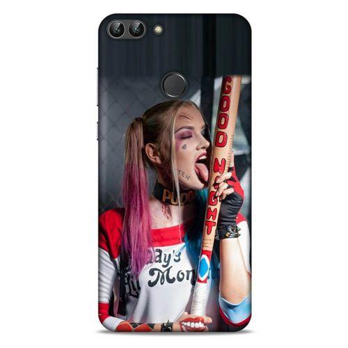 Huawei Psmart Uyumlu Kılıf Harley Quinn (23) Ultra Koruma Kılıfı Kırmızı-menekşe