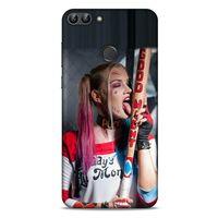 Huawei Psmart Uyumlu Kılıf Harley Quinn (23) Ultra Koruma Kılıfı Kırmızı-menekşe
