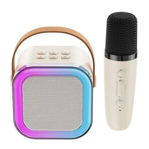 Taşınabilir Bluetooth Karaoke Hoparlör Kablosuz Mikrofon
