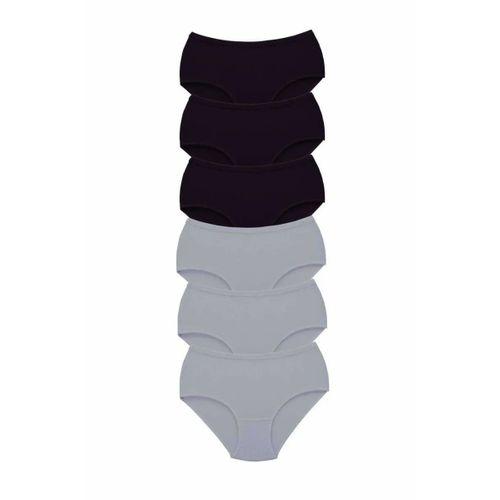 6 Adet Tutku Kadın Yüksek Bel Bato Kalın Lastik Külot S3