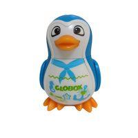 GLOBOX KALEMTRAŞ+SİLGİ (PENGUEN) ( Mavi )
