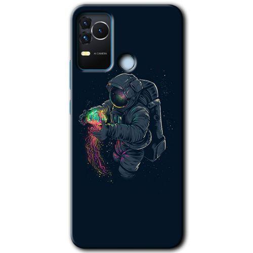 Omix X400 Kılıf HD Desen Baskılı Arka Kapak - Astronot Kıyafeti