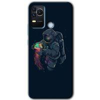 Omix X400 Kılıf HD Desen Baskılı Arka Kapak - Astronot Kıyafeti