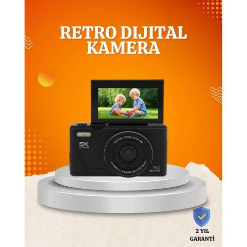 75mp 5k Video Destekli Dijital Kamera 18x Zoom Çok Eksenli Stabilizasyon