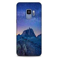 Lopard Samsung Galaxy S9 Uyumlu Kılıf Gece'S (40) Fit Silikon Kılıf Mavi Gece