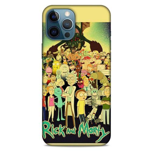 Apple iPhone 12 Pro Max Uyumlu Kılıf Rick And Morty (38) Neo Hybrid Kılıf Rick Sanchez