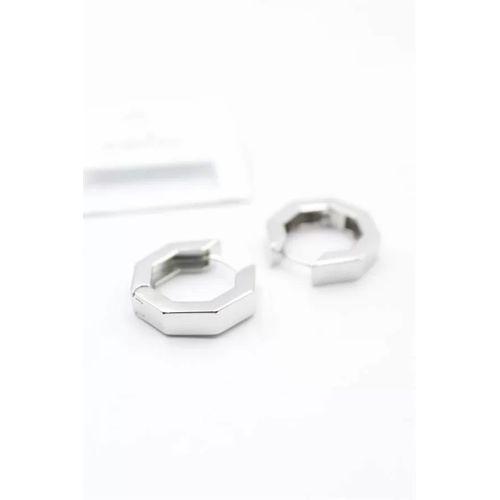 Sekizgen  Küpe - Gümüş