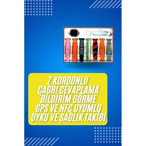 Akıllı Saat Çağrı Cevaplayabilen Unısex 7 Kordonlu Müzik Dinleme