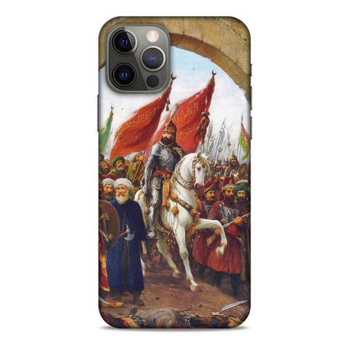 Apple iPhone 13 Pro Uyumlu Kılıf Ottoman (40) Fit Silikon Kılıf İstanbul'un Fethi