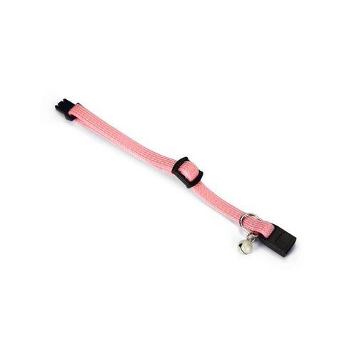 Beeztees Yavru Kedi Boyun Tasması, Zilli, Pembe, 15-22cm
