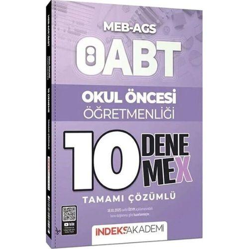 ÖABT MEB AGS Okul Öncesi Öğretmenliği 10 DenemeX Çözümlü İndeks Akademi