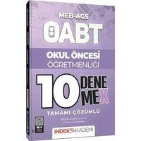 ÖABT MEB AGS Okul Öncesi Öğretmenliği 10 DenemeX Çözümlü İndeks Akademi
