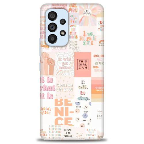 Samsung Galaxy A73 5G Kılıf HD Baskılı Kılıf - This Girl Can + Tam Ekran Koruyucu