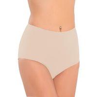 Kadın Korse Külot - Yüksek Bel Yapıştırma Lazer Kesim Slip, Ten
