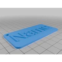 İsim Etiketi (Bu ürün Sadece Plastik parçadır - Almadan Önce Soru Sorabilirsiniz)