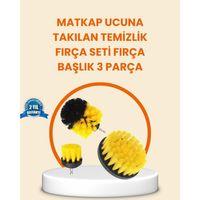 Matkap Ucu Fırça Seti Halı Fayans Zemin Temizliği