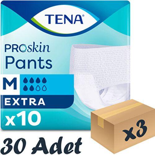 Tena Proskin Pants Ekstra 6 damla Emici Külot Orta Boy Medium 10'lu 3 paket / 30 adet