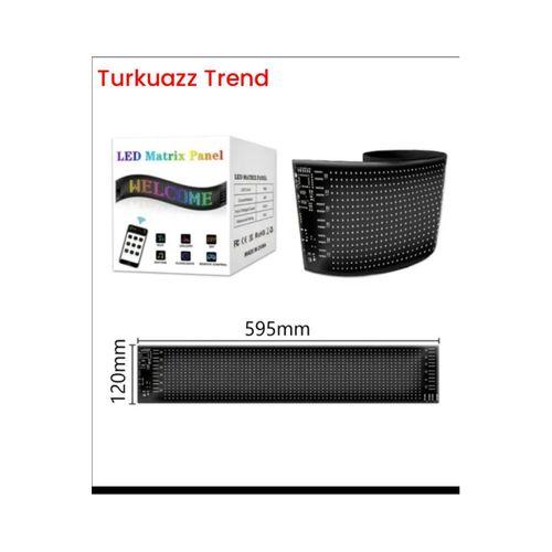 Pixel Led Panel Dijital Ekran Yazı ve Animasyon Eklenebilen Telefon Kontrollü Yapışkanlı 16*96 Led
