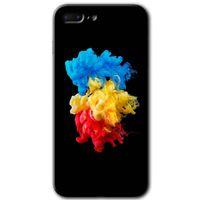 iPhone 8 Plus Kılıf Kapak - Black 1 +Hayalet Ekran Yandan Gözükmez