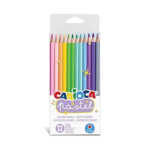 Carioca Carioca Pastel Renk Kuru Boya Kalemi 12li