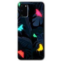 Galaxy S20 Kılıf HD Desen Baskılı Arka Kapak - Lighter Butterfly + Kırılmaz Cam