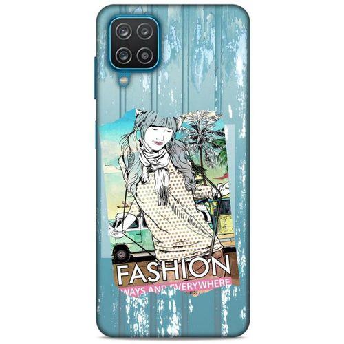 Lopard Samsung Galaxy A12 Uyumlu Kılıf Sokak Modası (13) Silikon Kap