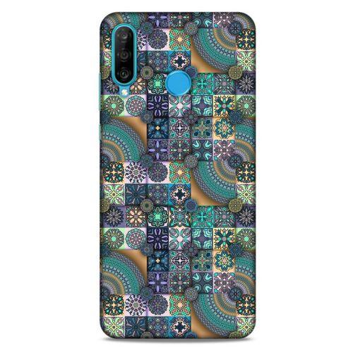 Ethnic Culture (67) Huawei P30 Lite Kılıf Silikon Kapak Desenli