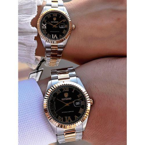 Raymond Ciflere Özel Sevgili Kombini 2 Yıl Garantili 5 Atm Suya Dayanklı Çift Saati CFT.01