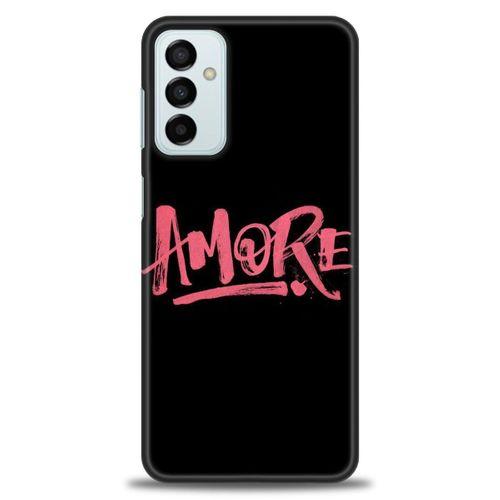 Samsung Galaxy M23 Kılıf HD Baskılı Kılıf - Amore + Tam Ekran Koruyucu