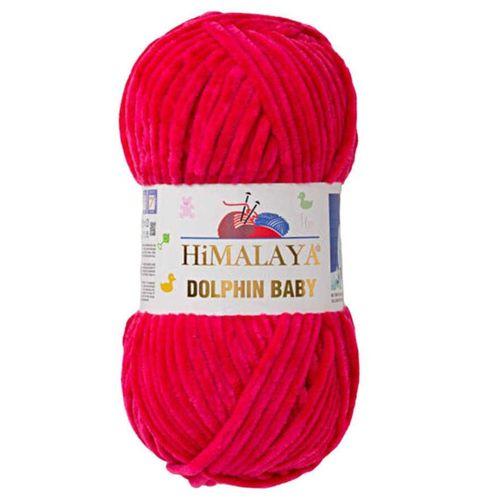 Himalaya Dolphin Baby Kadife Örgü İpi 80314 - Fuşya