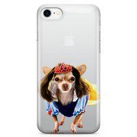 Apple iPhone 8 Kılıf Chihuahua Arka Kapak Koruma Desenli Full Koruyucu