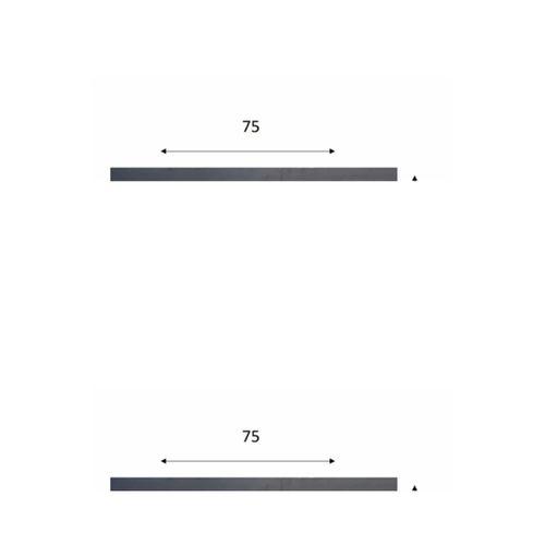 Eco Lüx Modül Kaşıklık Antrasit 76x49 Cm Royaleks-ACERO-20357