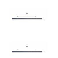 Eco Lüx Modül Kaşıklık Antrasit 76x49 Cm Royaleks-ACERO-20357