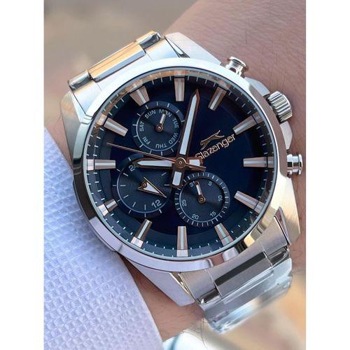 Slazenger İtalyan Tasarım Bileklik Hediyeli 2 Yıl Garantili 10 Atm Çelik Erkek Kol Saat ESL.Y2522.5