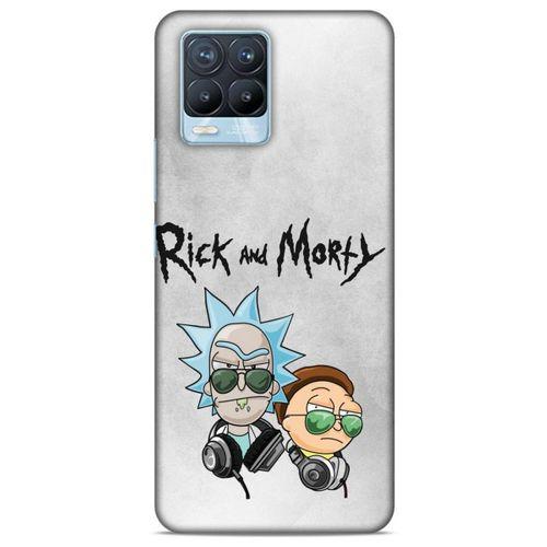 Realme 8 Pro Uyumlu Kılıf Rick And Morty (4) Koruma Kılıfı Eye Patch Morty