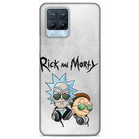 Realme 8 Pro Uyumlu Kılıf Rick And Morty (4) Koruma Kılıfı Eye Patch Morty