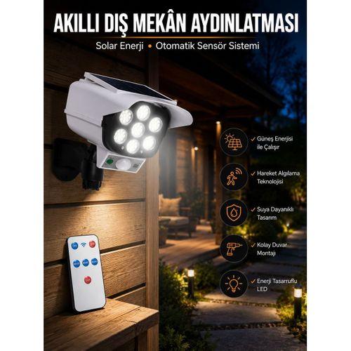 Kamera Görünümlü Solar Lamba