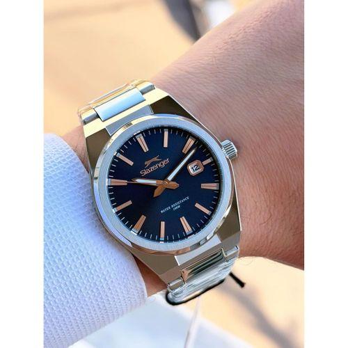 Slazenger Çelik Kordon İç Fonksiyonları Aktif 10 Atm+Bileklik Hediyeli Erkek Kol Saati VS.BLKT.0800