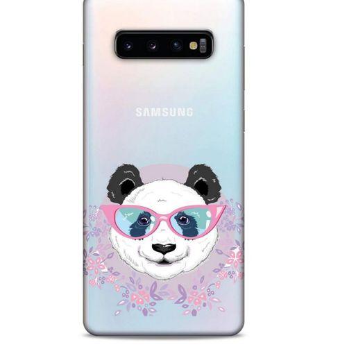 Zoologix (52) Samsung Galaxy S10 Plus Şeffaf Kılıf Silikon Desenli