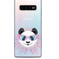 Zoologix (52) Samsung Galaxy S10 Plus Şeffaf Kılıf Silikon Desenli