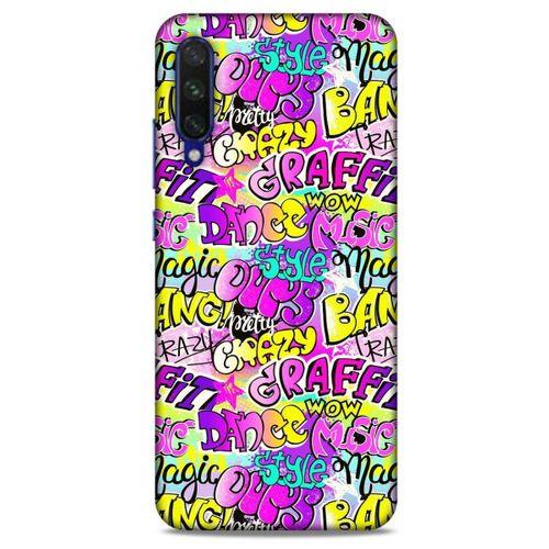 Graffitix (11) Desenli Silikon Kapak Xiaomi Mi A3 Kılıf
