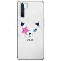 Lopard Oppo A91 Uyumlu Kılıf Kediler (19) Kılıfları Süper Kedi